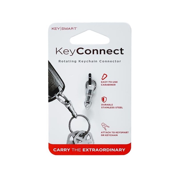 Keysmart KeySmart KeyConnect Stainless Steel Silver Swivel Key Ring KS848-SS - main